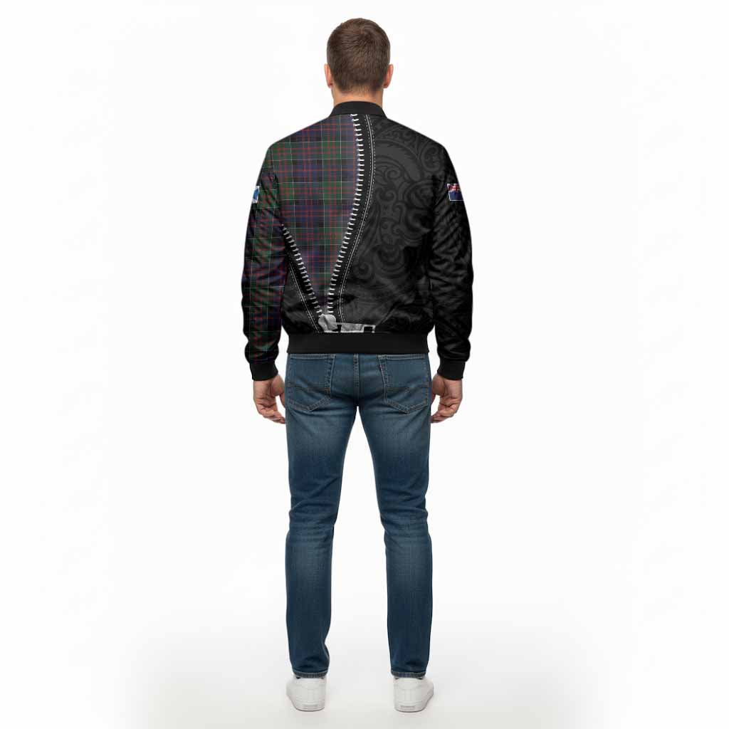 MacDonald (McDonald) of Clanranald Tartan Bomber Jacket New Zealand Pattern Unique Zipper Stylized