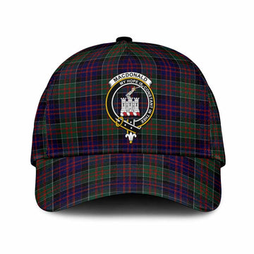 MacDonald (McDonald) of Clanranald Tartan Classic Cap with Family Crest