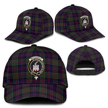 MacDonald (McDonald) of Clanranald Tartan Classic Cap with Family Crest