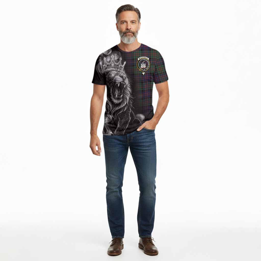 MacDonald (McDonald) of Clanranald Tartan Cotton T-shirt Roaring Lion Heritage
