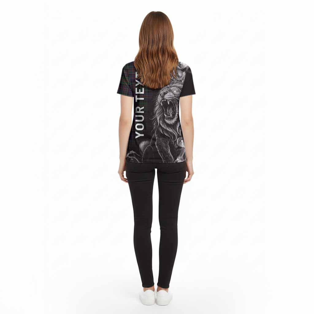 MacDonald (McDonald) of Clanranald Tartan Cotton T-shirt Roaring Lion Heritage