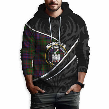 MacDonald (McDonald) of Clanranald Tartan Family Crest Hoodie Celtic Scottish Thistle Floral