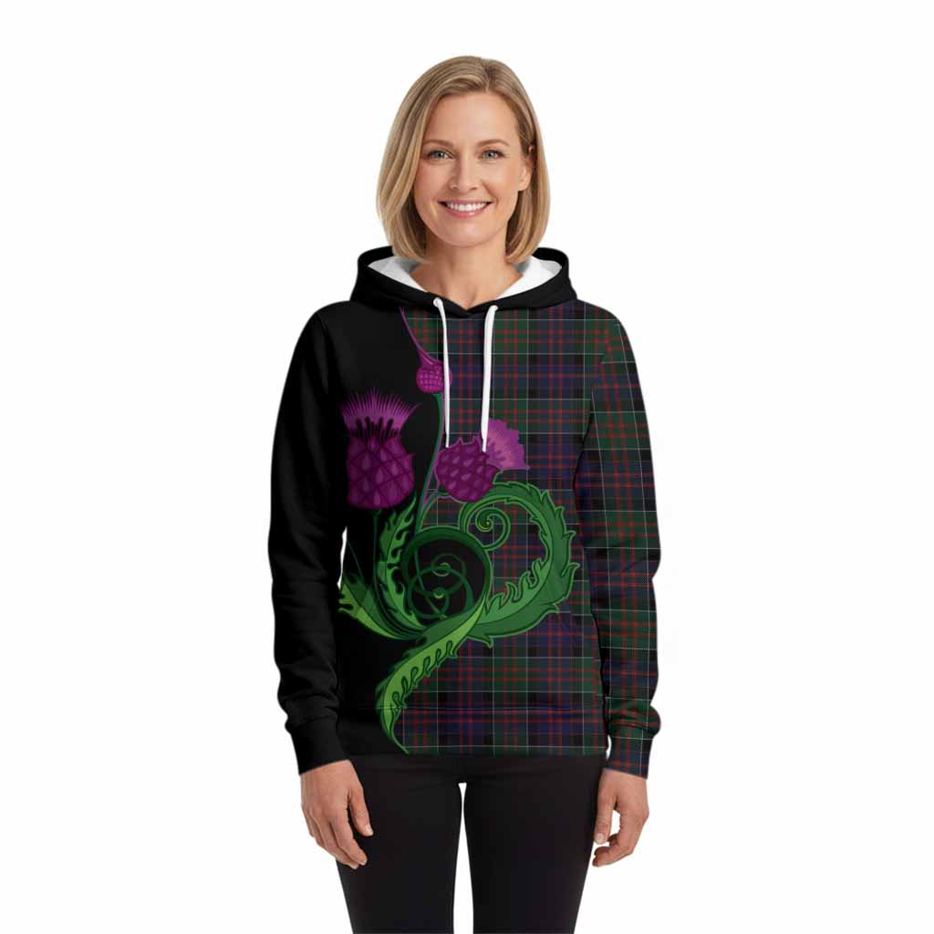 MacDonald (McDonald) of Clanranald Tartan Hoodie Traditional Scottish Thistle