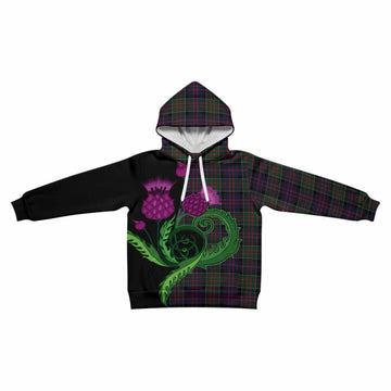 MacDonald (McDonald) of Clanranald Tartan Kid Hoodie Traditional Scottish Thistle