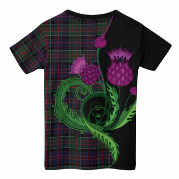 MacDonald (McDonald) of Clanranald Tartan Kid T-shirt Traditional Scottish Thistle