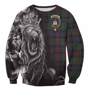 MacDonald (McDonald) of Clanranald Tartan Sweatshirt Roaring Lion Heritage
