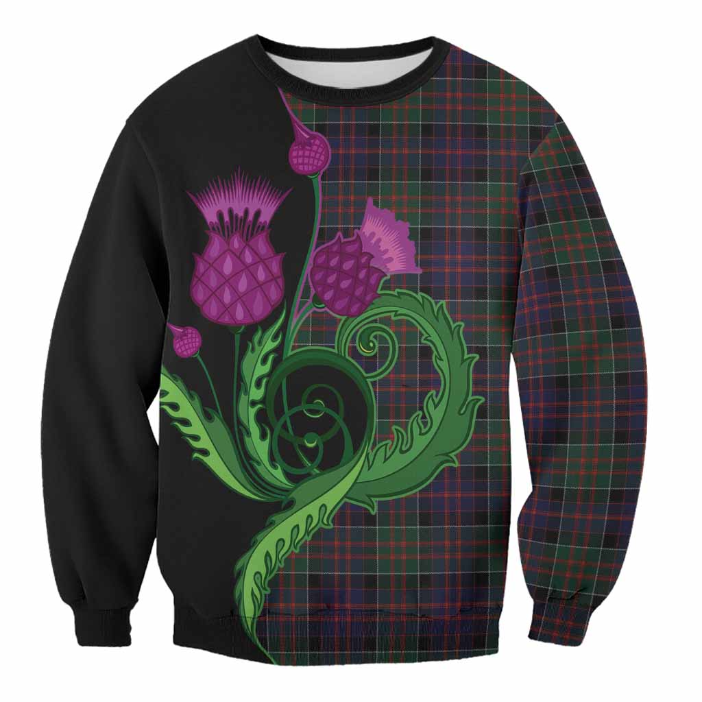 MacDonald (McDonald) of Clanranald Tartan Sweatshirt Traditional Scottish Thistle