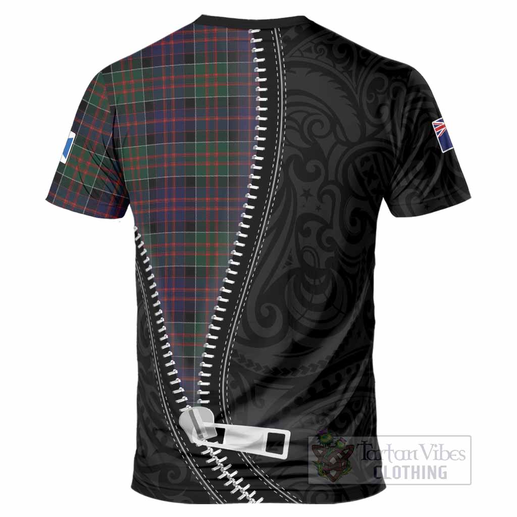 MacDonald (McDonald) of Clanranald Tartan T-Shirt New Zealand Pattern Unique Zipper Stylized