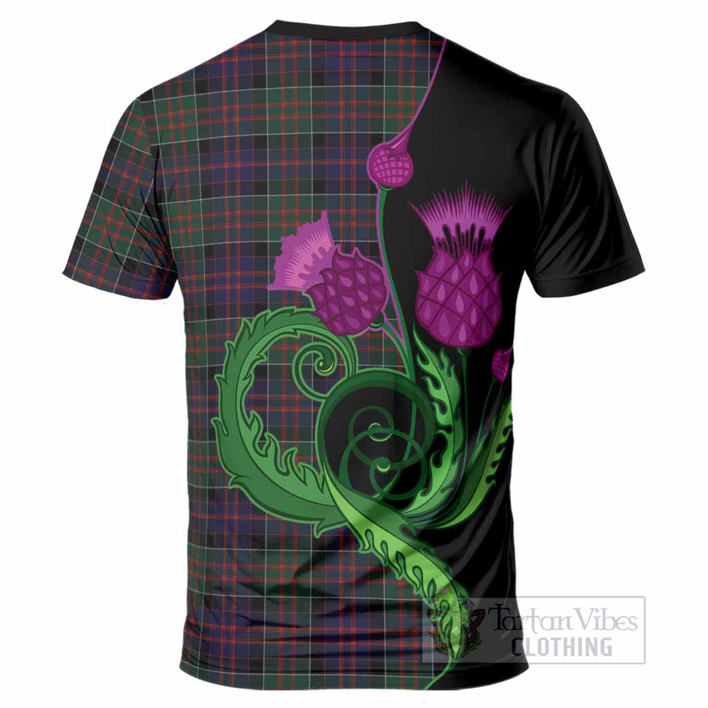 MacDonald (McDonald) of Clanranald Tartan T-Shirt Traditional Scottish Thistle