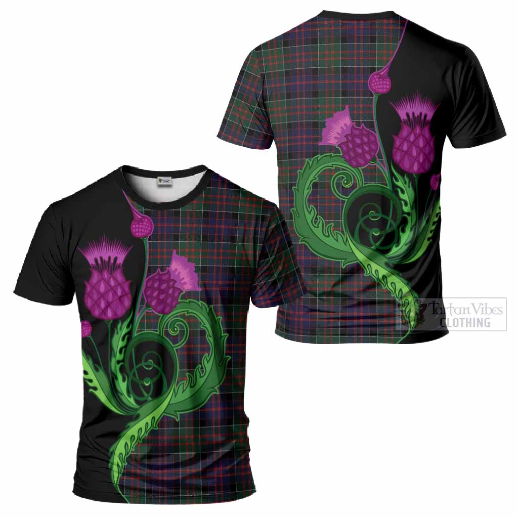 MacDonald (McDonald) of Clanranald Tartan T-Shirt Traditional Scottish Thistle