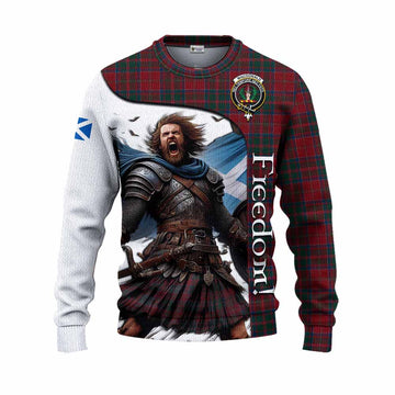 MacDonald (McDonald) of Glencoe Crest Tartan Knitted Sweater Inspired by the Freedom of Scottish Warrior Unisex - Tartan Vibes Clothing