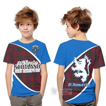 MacDonald (McDonald) of Glencoe Family Crest Tartan Kid T-Shirt Celebrate Saint Andrew's Day in Style Youth XL Size14 - Tartan Vibes Clothing