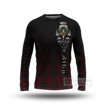 MacDonald (McDonald) of Glencoe Tartan Long Sleeve T-Shirt Featuring Alba Gu Brath Family Crest Celtic Inspired Unisex - Tartan Vibes Clothing