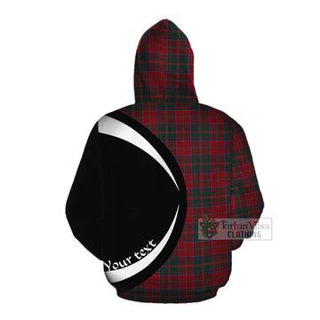MacDonald (McDonald) of Glencoe Tartan Cotton Hoodie with Family Crest Circle Style Pullover Hoodie - Tartan Vibes Clothing