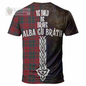 MacDonald (McDonald) of Glencoe Tartan Family Crest T-Shirt Alba Gu Brath Be Brave Lion Ancient Style