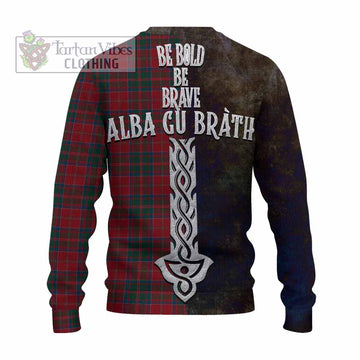 MacDonald (McDonald) of Glencoe Tartan Family Crest Knitted Sweater Alba Gu Brath Be Brave Lion Ancient Style