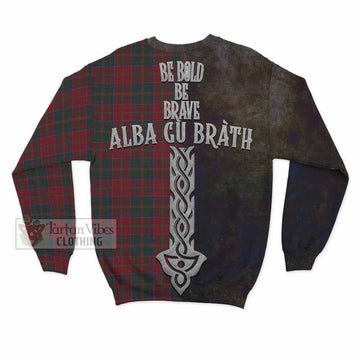 MacDonald (McDonald) of Glencoe Tartan Family Crest Sweatshirt Alba Gu Brath Be Brave Lion Ancient Style