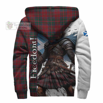 MacDonald (McDonald) of Glencoe Crest Tartan Sherpa Hoodie Inspired by the Freedom of Scottish Warrior - Tartan Vibes Clothing