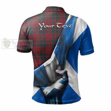 MacDonald (McDonald) of Glencoe Tartan Polo Shirt with Family Crest Scotland Patriotic Style - Tartan Vibes Clothing