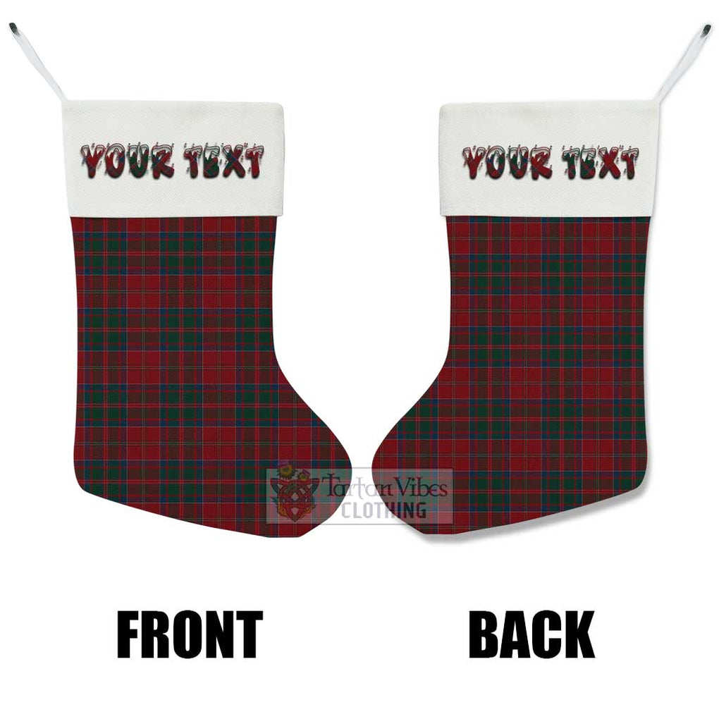 MacDonald (McDonald) of Glencoe Tartan Christmas Stocking with Personalized Text - Tartan Vibes Clothing