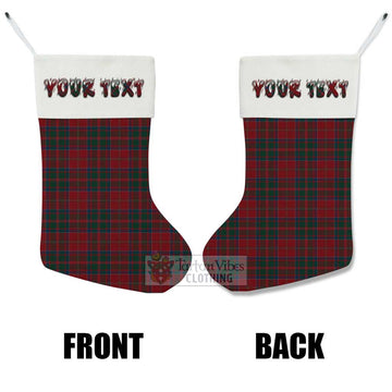 MacDonald (McDonald) of Glencoe Tartan Christmas Stocking with Personalized Text - Tartan Vibes Clothing