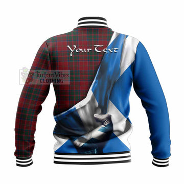 MacDonald (McDonald) of Glencoe Tartan Baseball Jacket with Family Crest Scotland Patriotic Style - Tartan Vibes Clothing