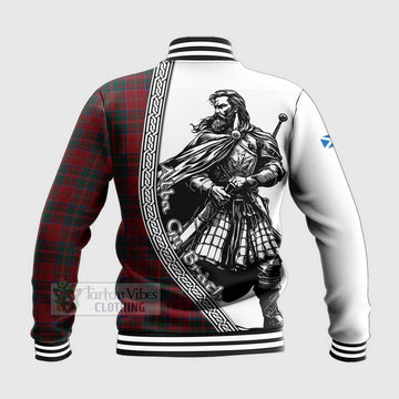 MacDonald (McDonald) of Glencoe Tartan Clan Crest Baseball Jacket with Highlander Warrior Celtic Style - Tartan Vibes Clothing