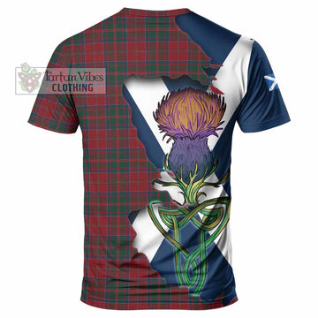 MacDonald (McDonald) of Glencoe Tartan Family Crest T-Shirt Scottish Thistle Celtic Inspired