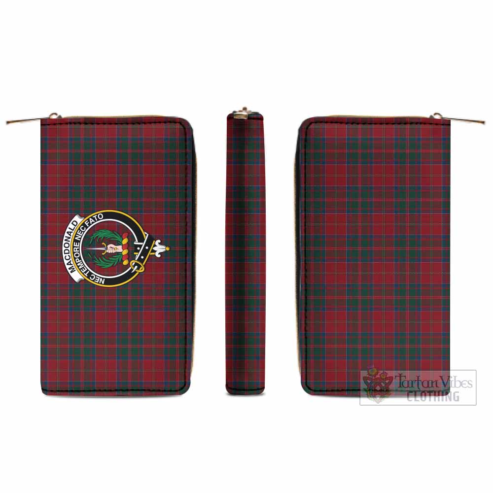 MacDonald (McDonald) of Glencoe Tartan Women's Leather Wallet with Family Crest - Tartan Vibes Clothing