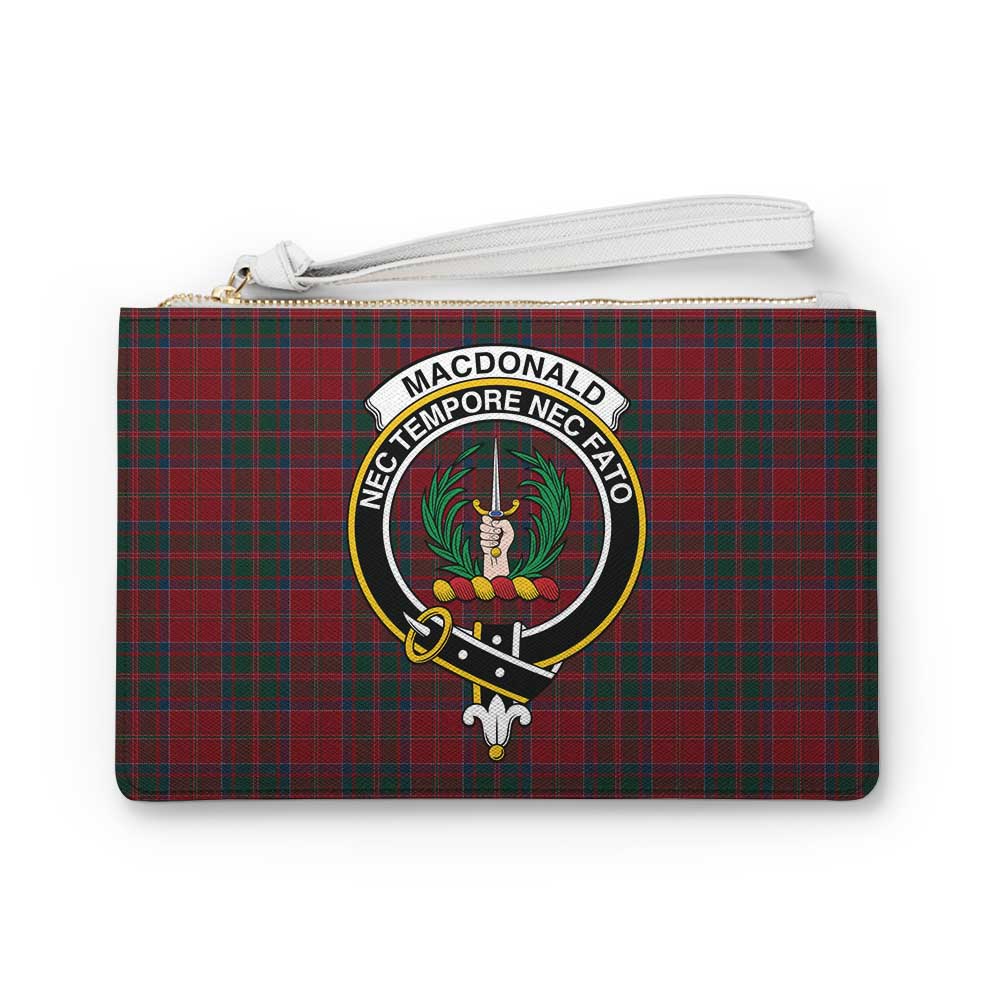 Tartan Vibes Clothing MacDonald (McDonald) of Glencoe Family Crest Tartan Clutch Bag