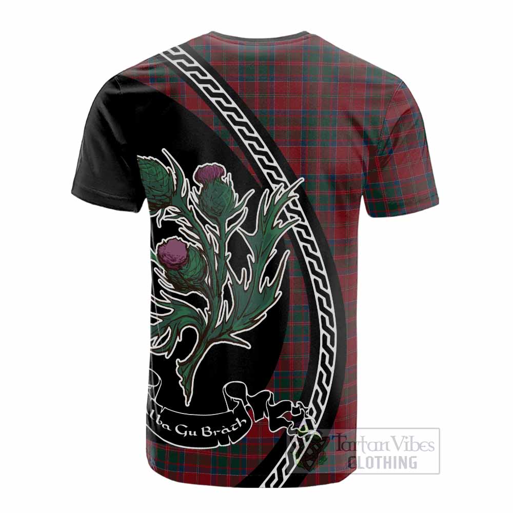MacDonald (McDonald) of Glencoe Family Crest Tartan Cotton T-shirt Alba Thistle Inspired - Tartan Vibes Clothing