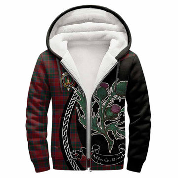 MacDonald (McDonald) of Glencoe Family Crest Tartan Sherpa Hoodie Alba Thistle Inspired