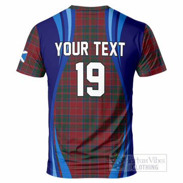 MacDonald (McDonald) of Glencoe Scotland Football Tartan T-Shirt Lion Mascot Go Scottish