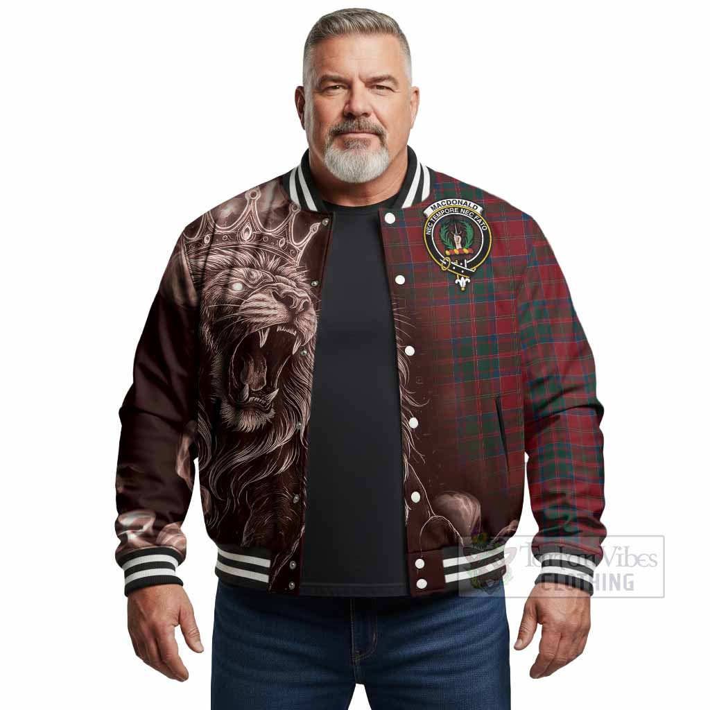 MacDonald (McDonald) of Glencoe Tartan Baseball Jacket Roaring Lion Heritage