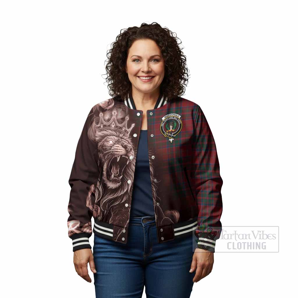 MacDonald (McDonald) of Glencoe Tartan Baseball Jacket Roaring Lion Heritage