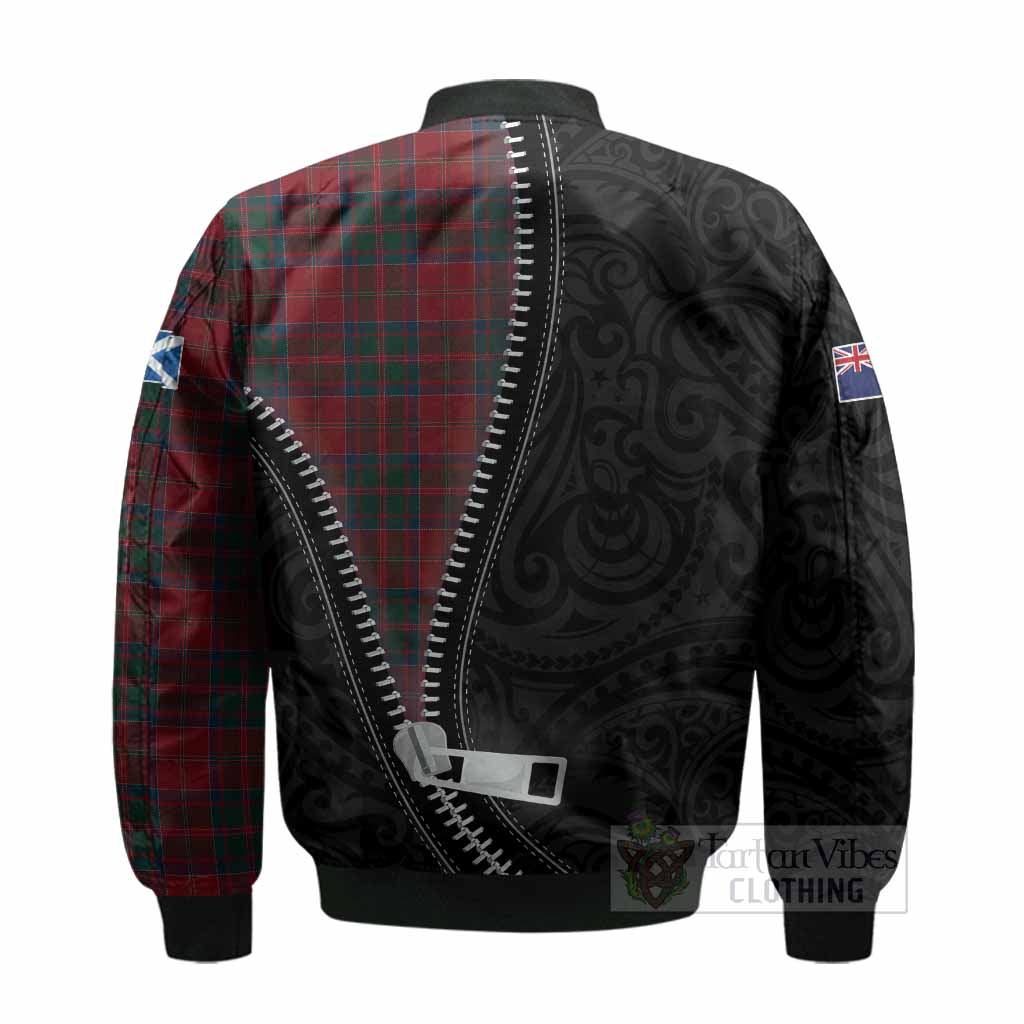 MacDonald (McDonald) of Glencoe Tartan Bomber Jacket New Zealand Pattern Unique Zipper Stylized