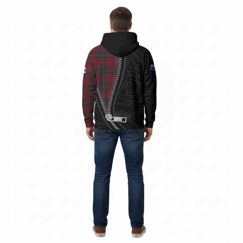 MacDonald (McDonald) of Glencoe Tartan Cotton Hoodie New Zealand Pattern Unique Zipper Stylized