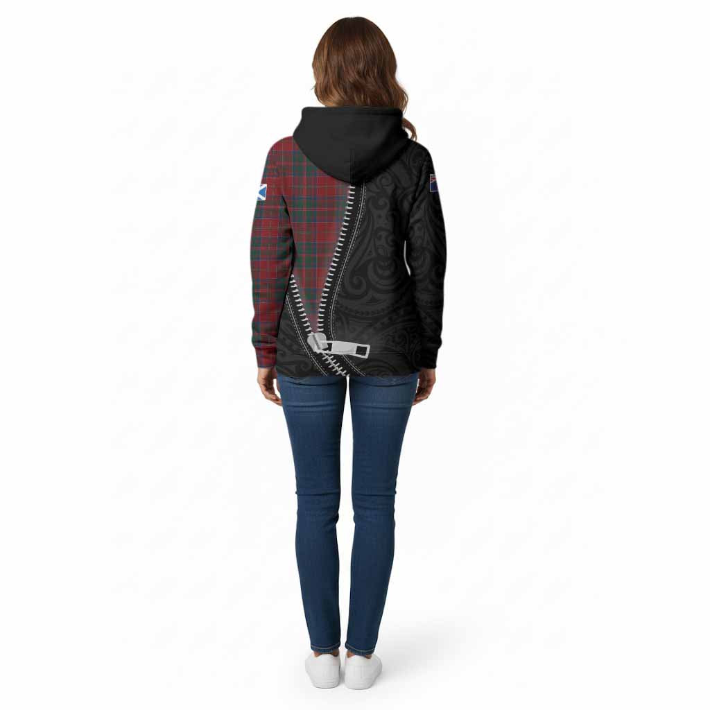 MacDonald (McDonald) of Glencoe Tartan Cotton Hoodie New Zealand Pattern Unique Zipper Stylized