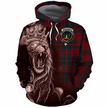 MacDonald (McDonald) of Glencoe Tartan Cotton Hoodie Roaring Lion Heritage