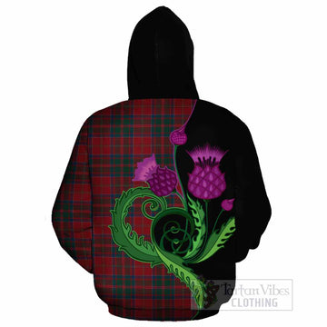 MacDonald (McDonald) of Glencoe Tartan Cotton Hoodie Traditional Scottish Thistle