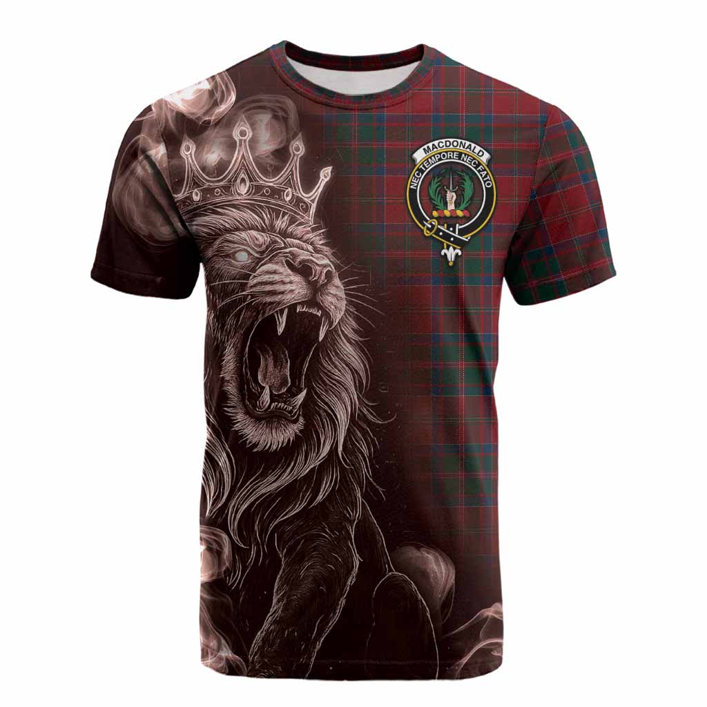 MacDonald (McDonald) of Glencoe Tartan Cotton T-shirt Roaring Lion Heritage
