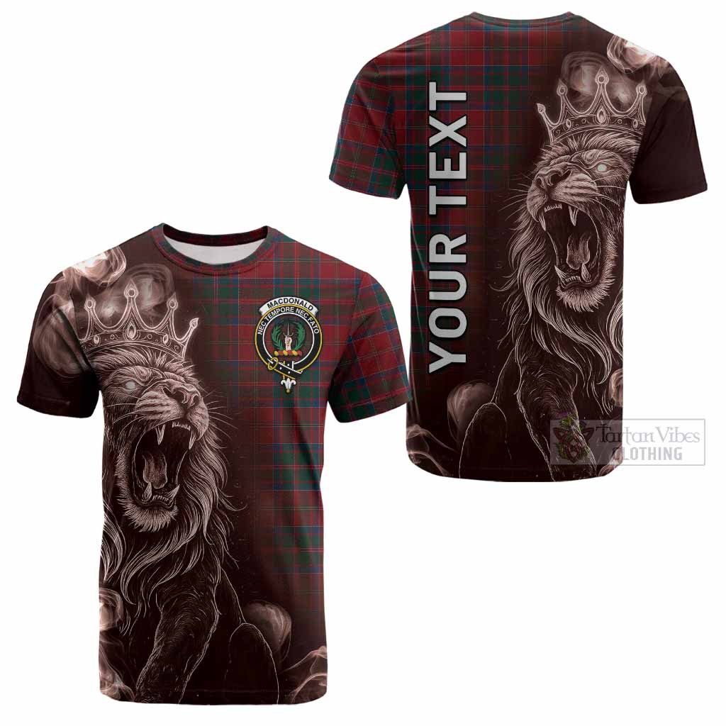 MacDonald (McDonald) of Glencoe Tartan Cotton T-shirt Roaring Lion Heritage