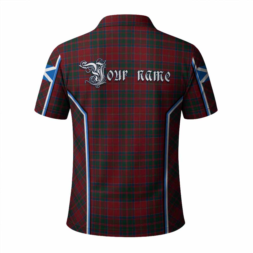 MacDonald (McDonald) of Glencoe Tartan Crest Polo Shirt Scotland Coat of Arm Flag Style - Tartan Vibes Clothing