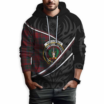 MacDonald (McDonald) of Glencoe Tartan Family Crest Hoodie Celtic Scottish Thistle Floral