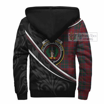 MacDonald (McDonald) of Glencoe Tartan Family Crest Sherpa Hoodie Celtic Scottish Thistle Floral