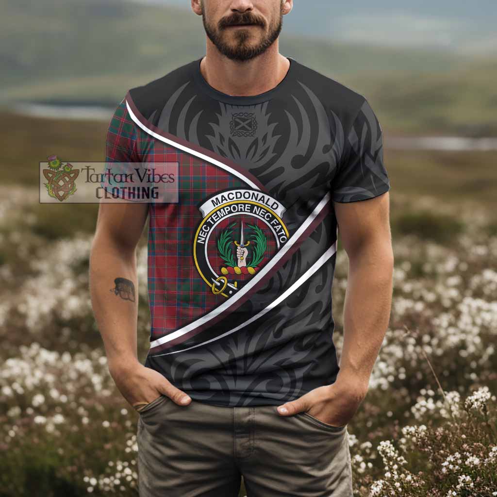 MacDonald (McDonald) of Glencoe Tartan Family Crest T-shirt Celtic Scottish Thistle Floral - Tartan Vibes Clothing