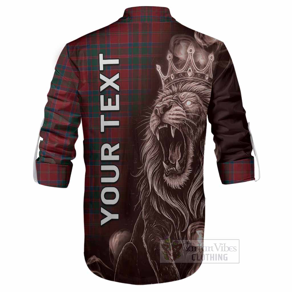 MacDonald (McDonald) of Glencoe Tartan Ghillie Shirt Roaring Lion Heritage