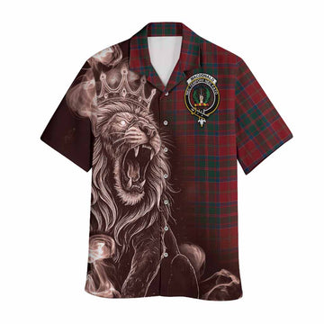 MacDonald (McDonald) of Glencoe Tartan Hawaiian Shirt Roaring Lion Heritage