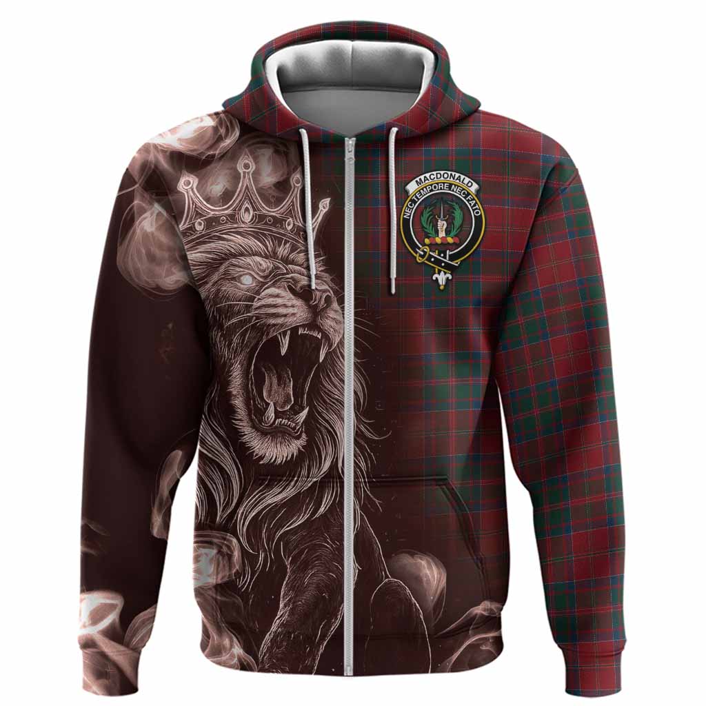 MacDonald (McDonald) of Glencoe Tartan Hoodie Roaring Lion Heritage