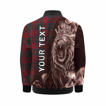 MacDonald (McDonald) of Glencoe Tartan Kid Bomber Jacket Roaring Lion Heritage